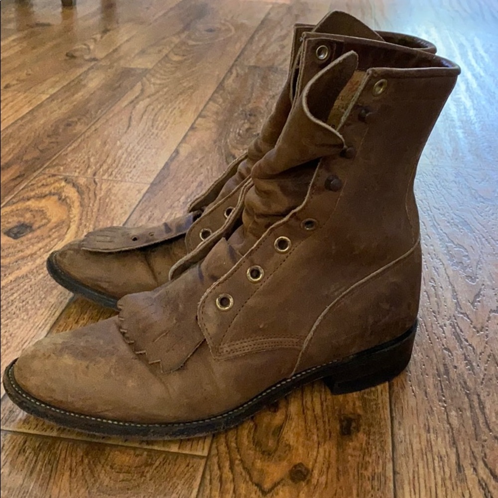 Vintage Justin roper boots